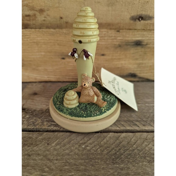 Vintage 1995 Brown Bag Cookie Art Beehive Bear Cookie Stamp / Butter Stamp - Picture 1 of 7